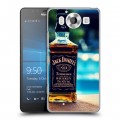 Дизайнерский пластиковый чехол для Microsoft Lumia 950 Jack Daniels