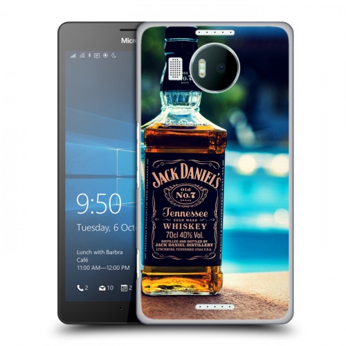Дизайнерский пластиковый чехол для Microsoft Lumia 950 XL Jack Daniels