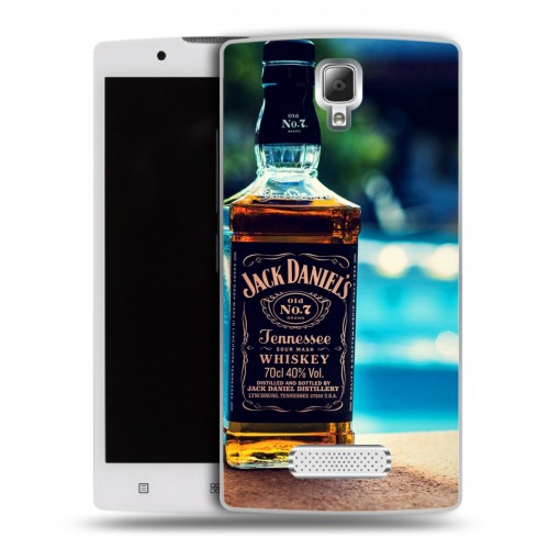 Дизайнерский пластиковый чехол для Lenovo A2010 Jack Daniels