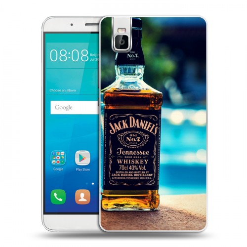 Дизайнерский пластиковый чехол для Huawei ShotX Jack Daniels