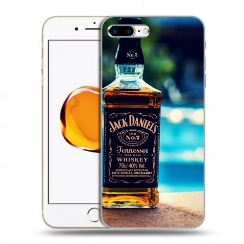 Дизайнерский пластиковый чехол для Iphone 7 Plus / 8 Plus Jack Daniels