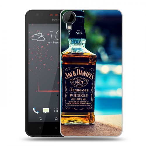 Дизайнерский пластиковый чехол для HTC Desire 825 Jack Daniels