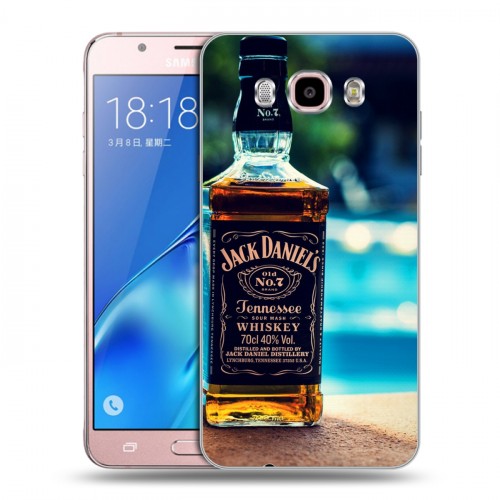 Дизайнерский силиконовый с усиленными углами чехол для Samsung Galaxy J5 (2016) Jack Daniels