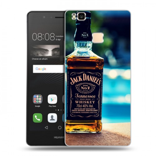 Дизайнерский пластиковый чехол для Huawei P9 Lite Jack Daniels
