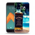 Дизайнерский пластиковый чехол для HTC 10 Jack Daniels