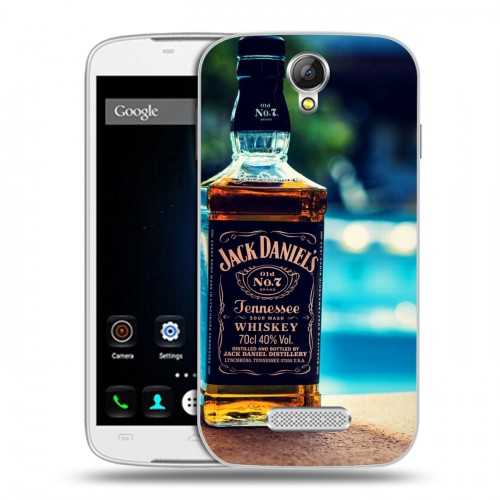 Дизайнерский силиконовый чехол для Doogee X6 Jack Daniels