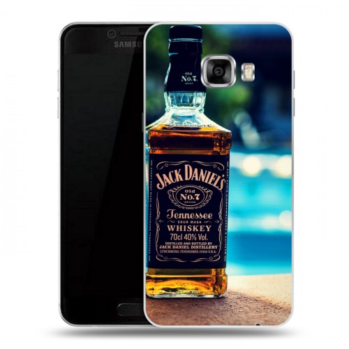 Дизайнерский пластиковый чехол для Samsung Galaxy C5 Jack Daniels