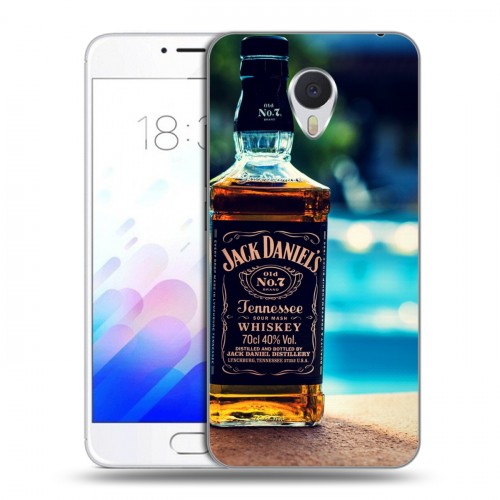 Дизайнерский пластиковый чехол для Meizu M3E Jack Daniels