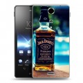 Дизайнерский пластиковый чехол для Sony Xperia TX Jack Daniels