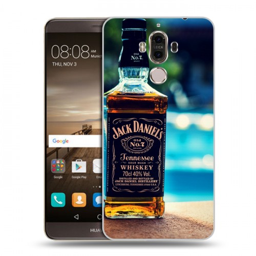 Дизайнерский пластиковый чехол для Huawei Mate 9 Jack Daniels
