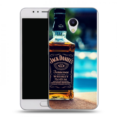 Дизайнерский силиконовый чехол для Meizu M5s Jack Daniels