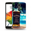 Дизайнерский пластиковый чехол для LG Stylus 3 Jack Daniels