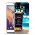 Дизайнерский пластиковый чехол для HTC One X10 Jack Daniels