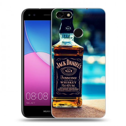 Дизайнерский пластиковый чехол для Huawei Nova Lite (2017) Jack Daniels