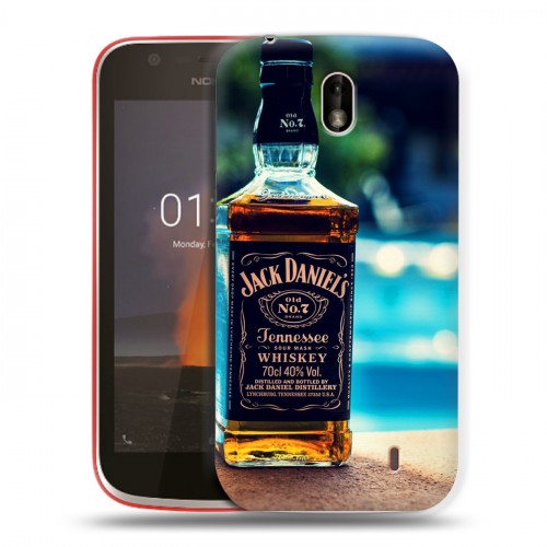 Дизайнерский пластиковый чехол для Nokia 1 Jack Daniels