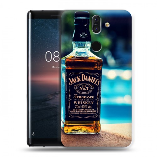 Дизайнерский пластиковый чехол для Nokia 8 Sirocco Jack Daniels