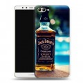 Дизайнерский пластиковый чехол для Huawei Y9 (2018) Jack Daniels