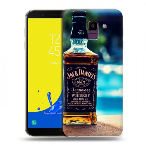 Дизайнерский пластиковый чехол для Samsung Galaxy J6 Jack Daniels