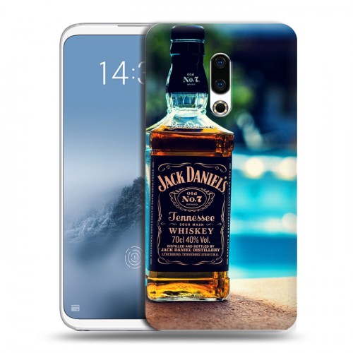 Дизайнерский пластиковый чехол для Meizu 16th Plus Jack Daniels