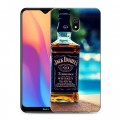 Дизайнерский силиконовый с усиленными углами чехол для Xiaomi RedMi 8A Jack Daniels