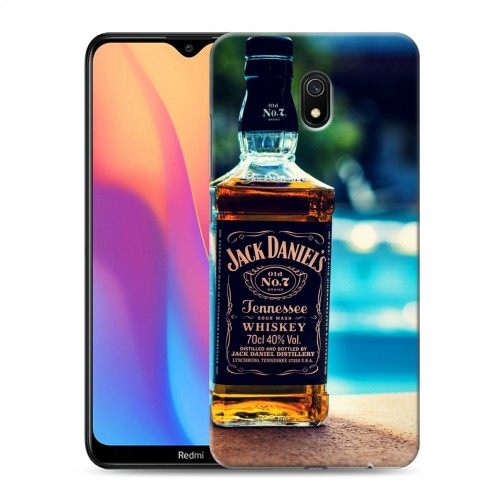 Дизайнерский силиконовый с усиленными углами чехол для Xiaomi RedMi 8A Jack Daniels