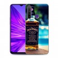 Дизайнерский силиконовый чехол для Realme 5 Jack Daniels