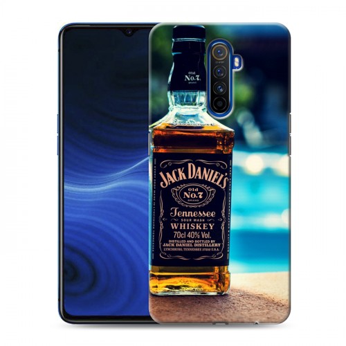 Дизайнерский силиконовый с усиленными углами чехол для Realme X2 Pro Jack Daniels
