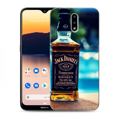 Дизайнерский пластиковый чехол для Nokia 2.3 Jack Daniels