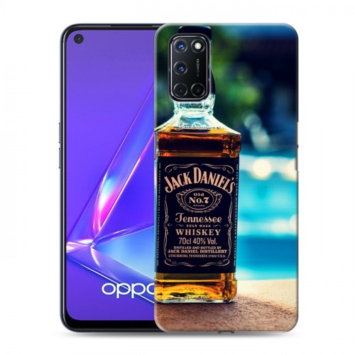 Дизайнерский пластиковый чехол для OPPO A52 Jack Daniels