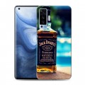 Дизайнерский пластиковый чехол для Vivo X50 Jack Daniels