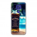 Дизайнерский силиконовый чехол для Motorola Moto G9 Play Jack Daniels