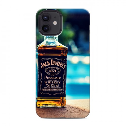 Дизайнерский силиконовый чехол для Iphone 12 Jack Daniels