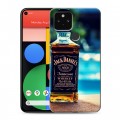 Дизайнерский пластиковый чехол для Google Pixel 5 Jack Daniels