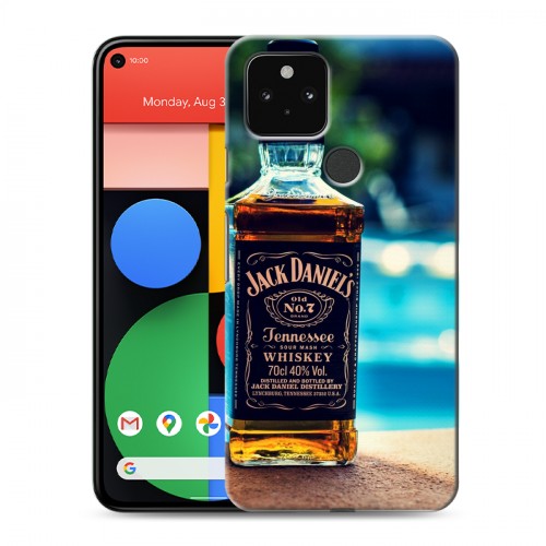 Дизайнерский пластиковый чехол для Google Pixel 5 Jack Daniels