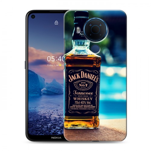 Дизайнерский силиконовый чехол для Nokia 5.4 Jack Daniels