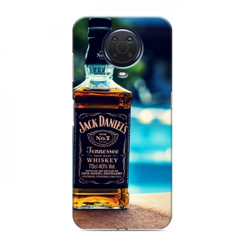 Дизайнерский силиконовый с усиленными углами чехол для Nokia G20 Jack Daniels