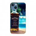 Дизайнерский силиконовый чехол для Iphone 13 Jack Daniels