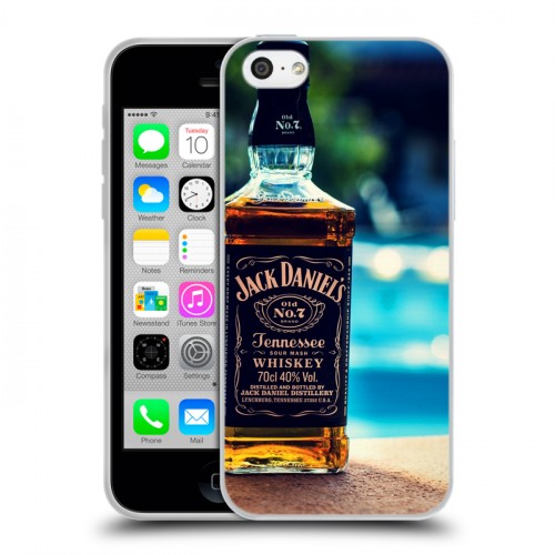 Дизайнерский пластиковый чехол для Iphone 5c Jack Daniels