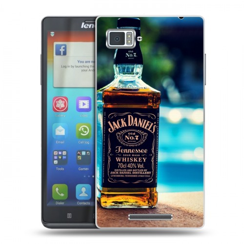 Дизайнерский пластиковый чехол для Lenovo Vibe Z Jack Daniels