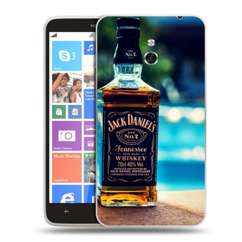 Дизайнерский пластиковый чехол для Nokia Lumia 1320 Jack Daniels