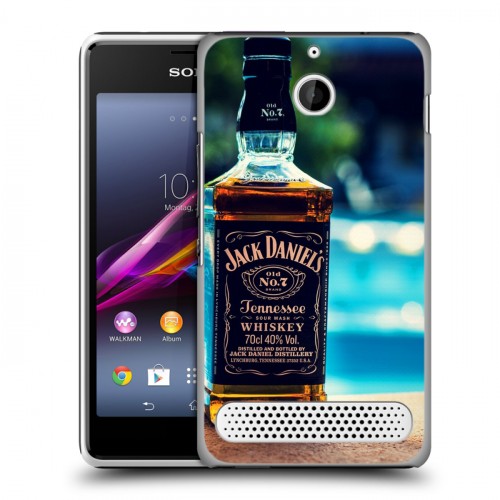 Дизайнерский силиконовый чехол для Sony Xperia E1 Jack Daniels