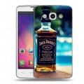 Дизайнерский пластиковый чехол для LG L60 Jack Daniels