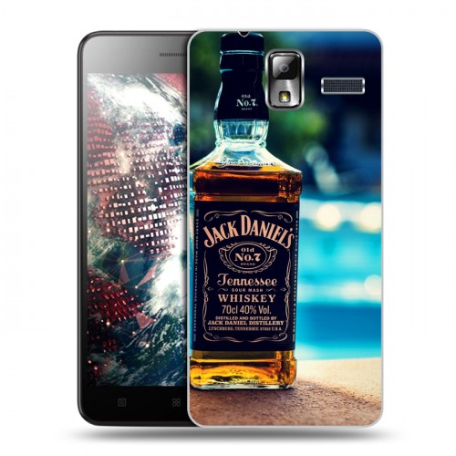 Дизайнерский силиконовый чехол для Lenovo S580 Ideaphone Jack Daniels