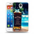 Дизайнерский пластиковый чехол для Lenovo S650 Ideaphone Jack Daniels