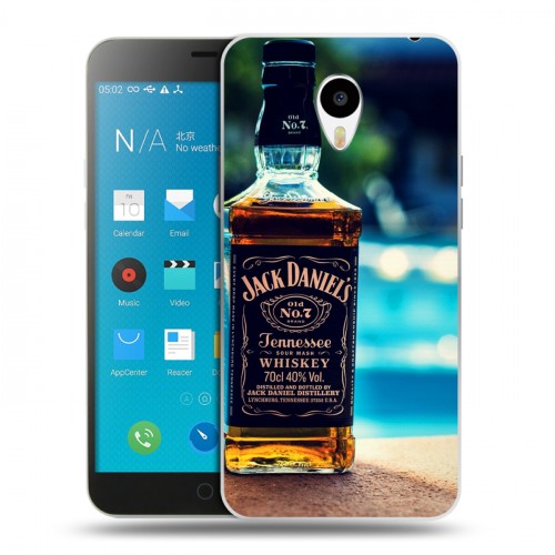 Дизайнерский пластиковый чехол для Meizu M1 Note Jack Daniels