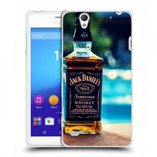 Дизайнерский пластиковый чехол для Sony Xperia C4 Jack Daniels