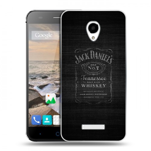 Дизайнерский силиконовый чехол для Micromax Canvas Spark Jack Daniels