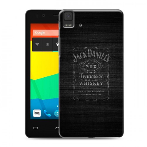 Дизайнерский силиконовый чехол для BQ Aquaris E4.5 Jack Daniels