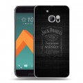 Дизайнерский пластиковый чехол для HTC 10 Jack Daniels