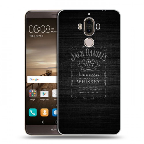 Дизайнерский пластиковый чехол для Huawei Mate 9 Jack Daniels